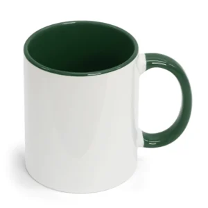 Caneca Interna e Alça Verde Escuro para Sublimação - Live