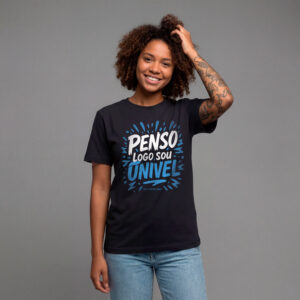 Camiseta Penso Logo Sou Univel